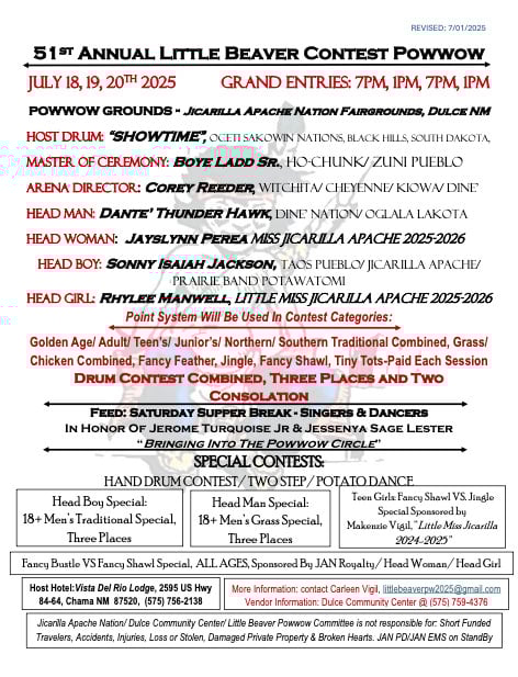 51st Annual  Little Beaver Contest Pow Wow 2025